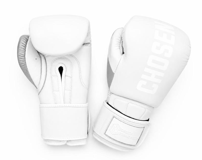 Chosen Supergel Premium Boxing Gloves-white/silver